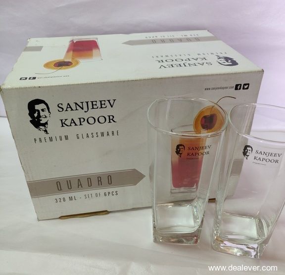 Sanjeev Kapoor 6 piece Premium Glassware